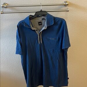 BOSS Men's Navy Polo Shirt